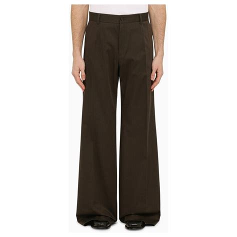 dolce gabbana pantalone capri blu e marrone|PANTALONE in Marrone da Uomo .